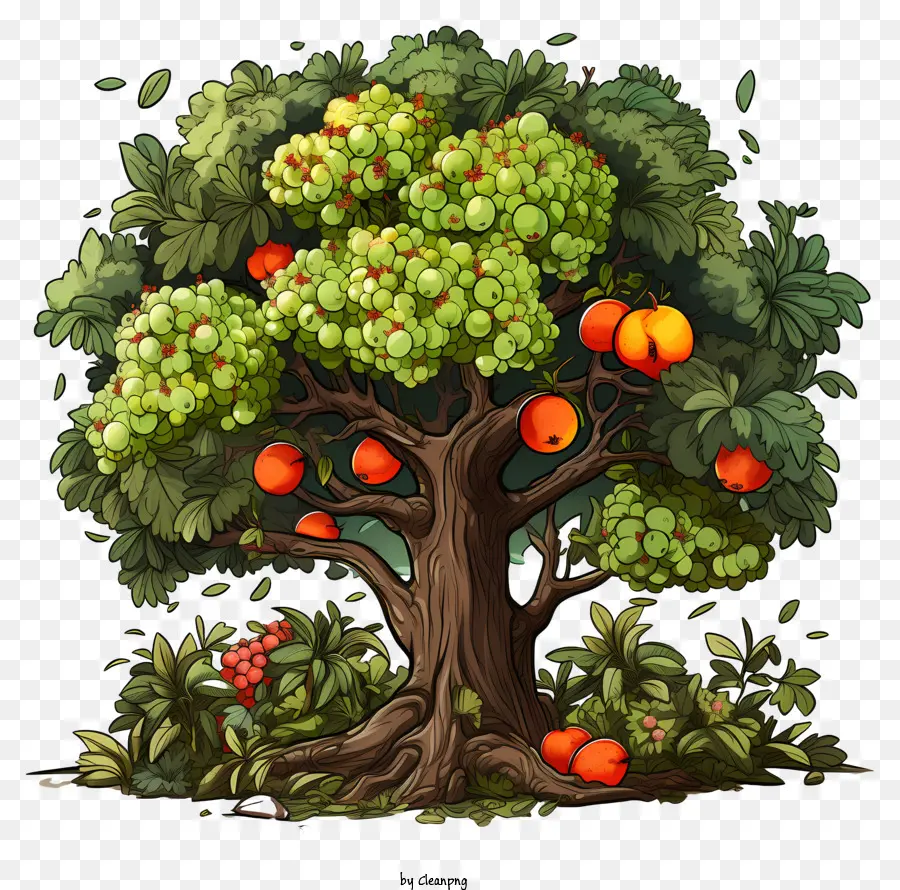 árvore De Fruto，árvore Grande PNG