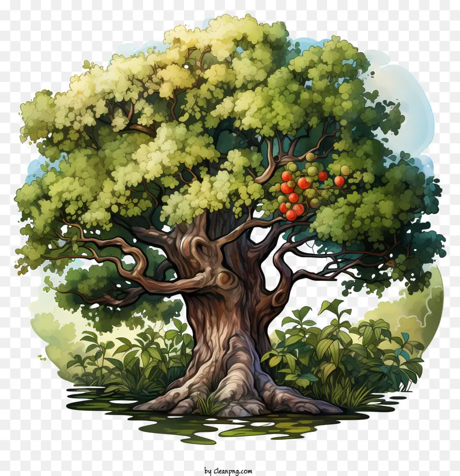 árvore De Fruto，árvore Antiga PNG