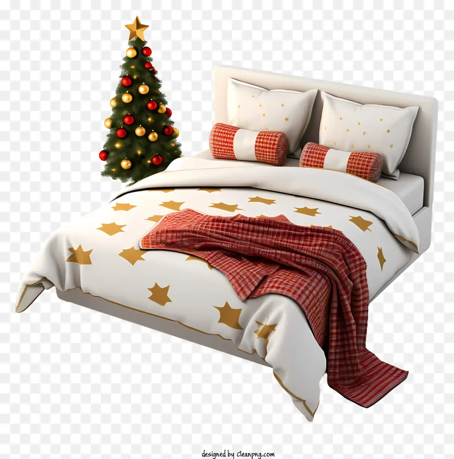 Dormindo，Cama De Natal PNG