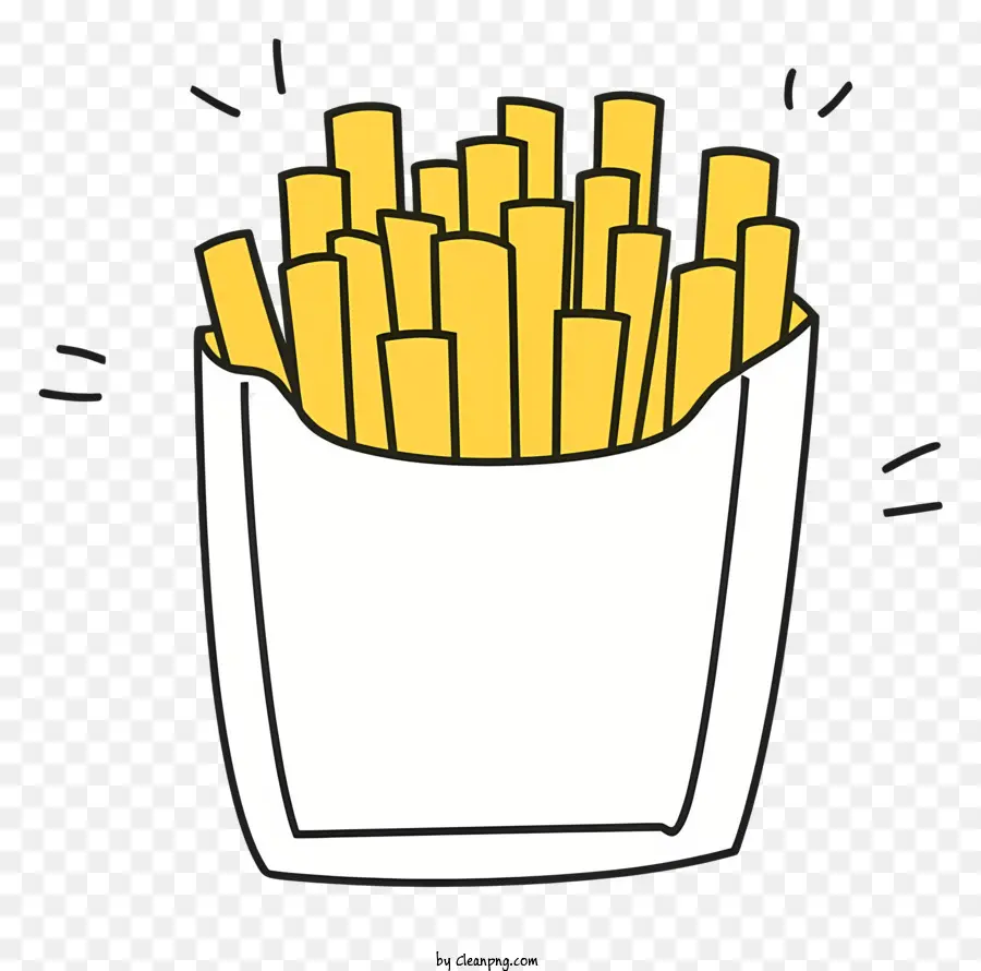 Desenho Animado，Batatas Fritas PNG