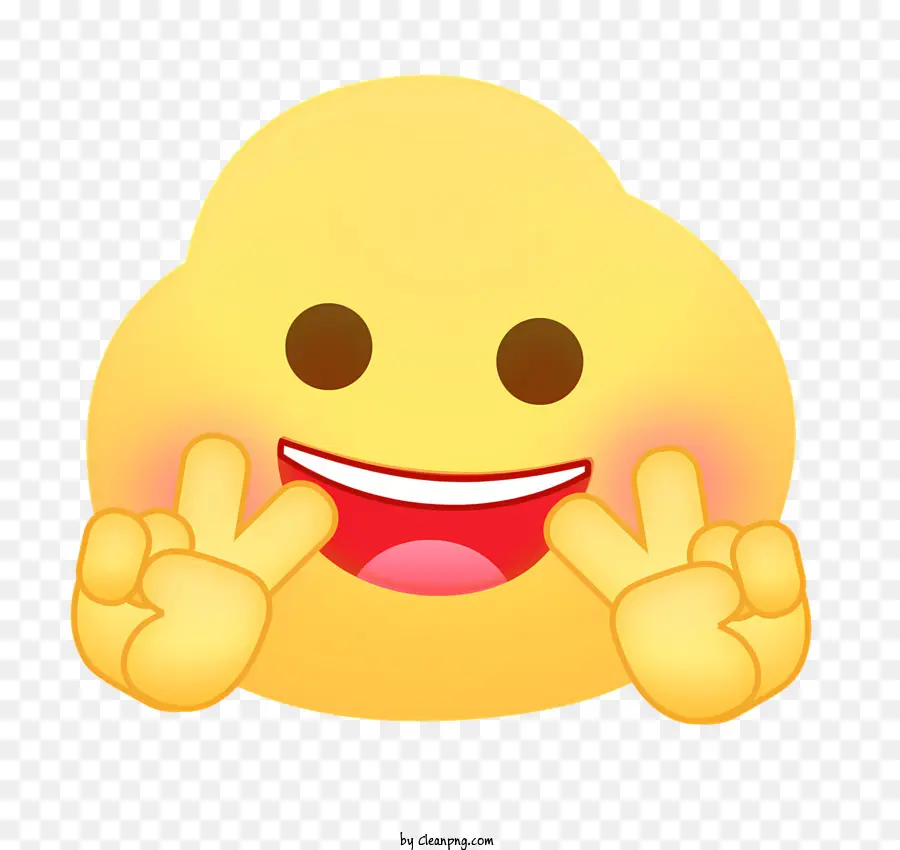 Emoticon，Sinal De Paz PNG