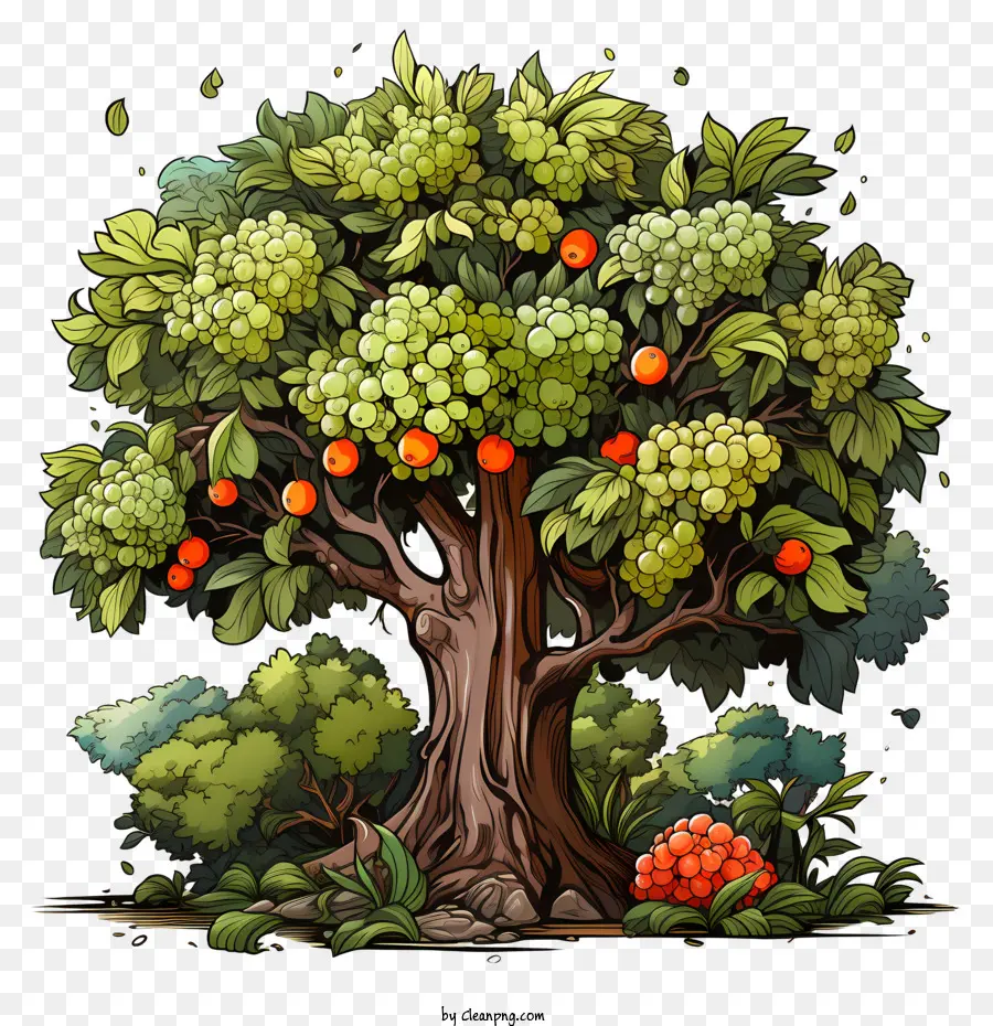 árvore De Fruto，Árvore Retorcida PNG