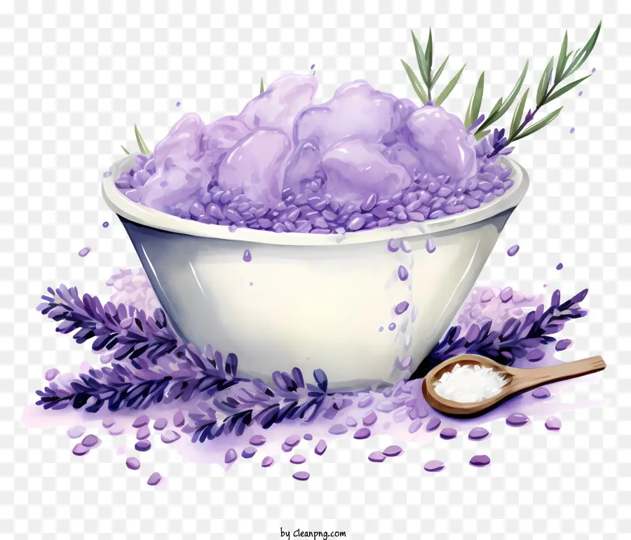 Sais De Banho，Lavanda PNG