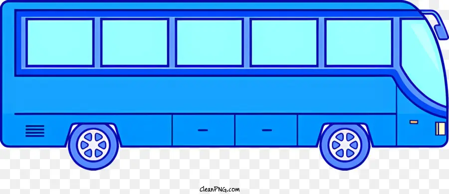 Blue Bus，ônibus Da Cidade PNG