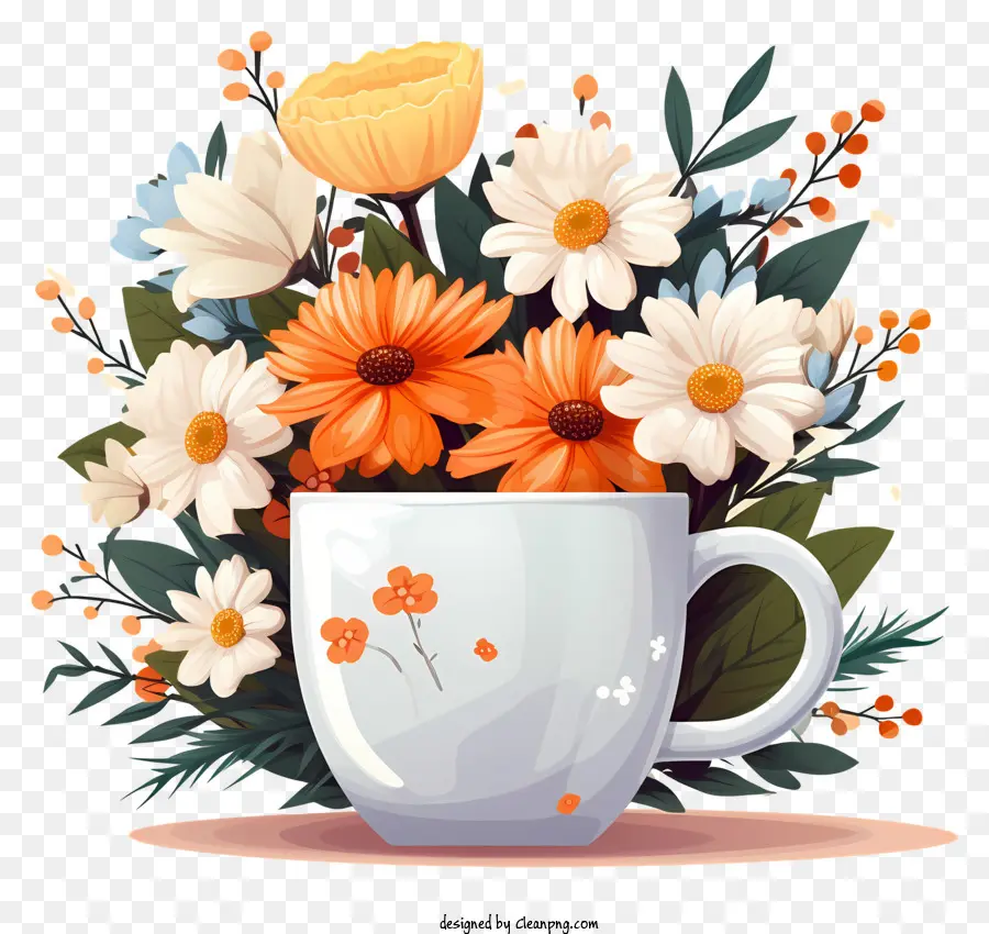 Flores De Café，Buquê De Flores PNG