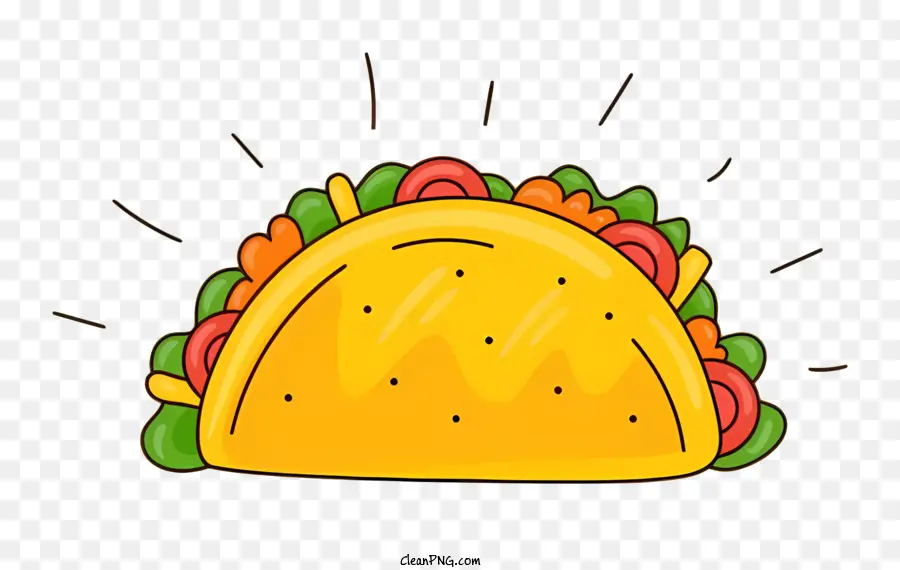 Taco，Taco Dos Desenhos Animados PNG