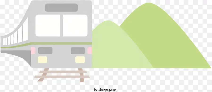 Carro De Trem，Cinza E Branco PNG