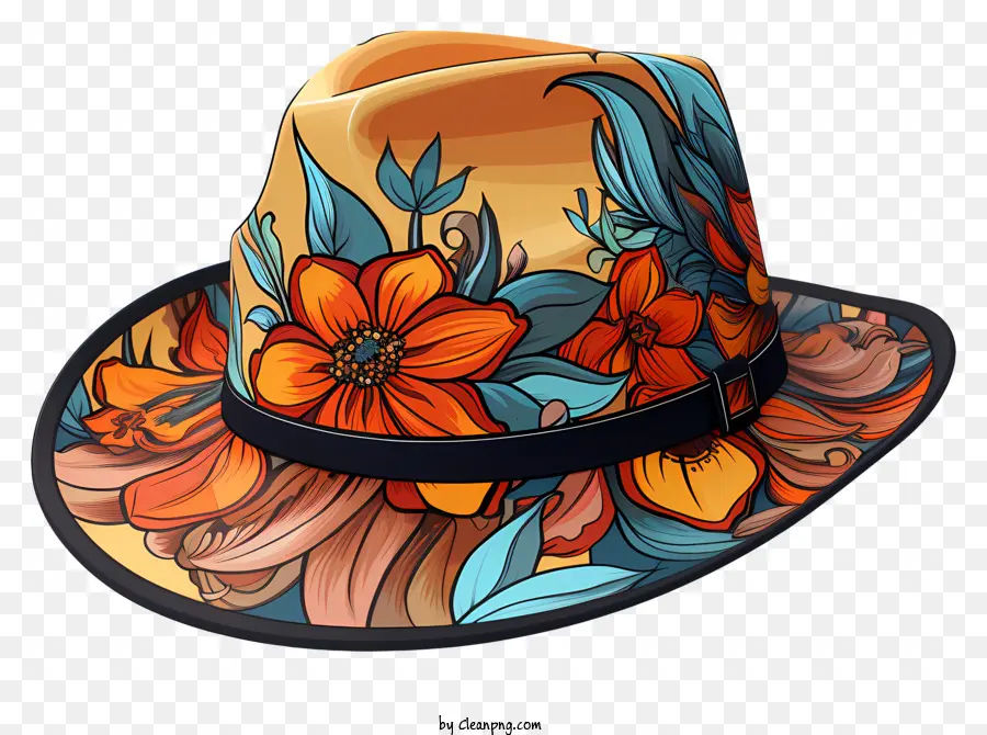 Chapéu，Desenho De Flor PNG
