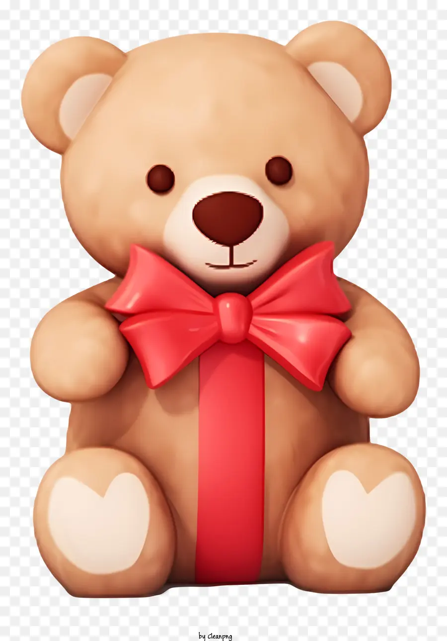 Urso De Pelúcia Realista 3d Valentine，Urso De Pelúcia PNG