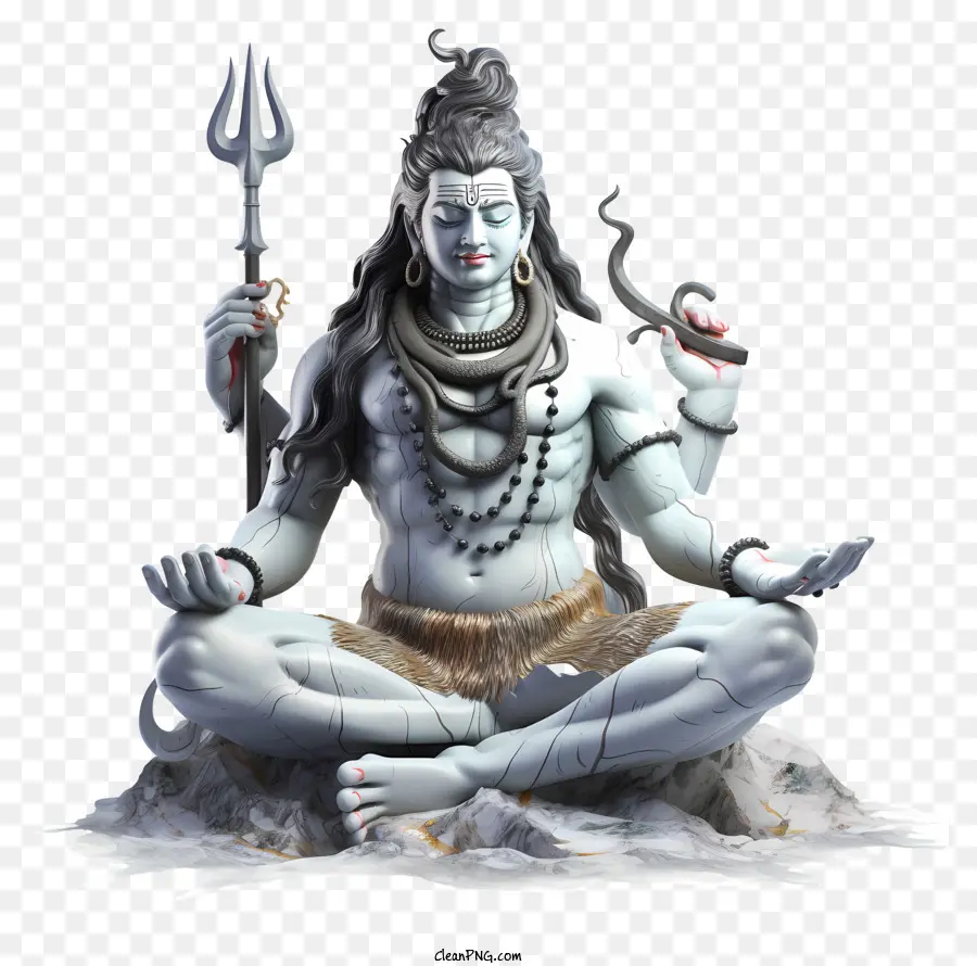 Maha Shivaratri，O Senhor Shiva Estátua PNG