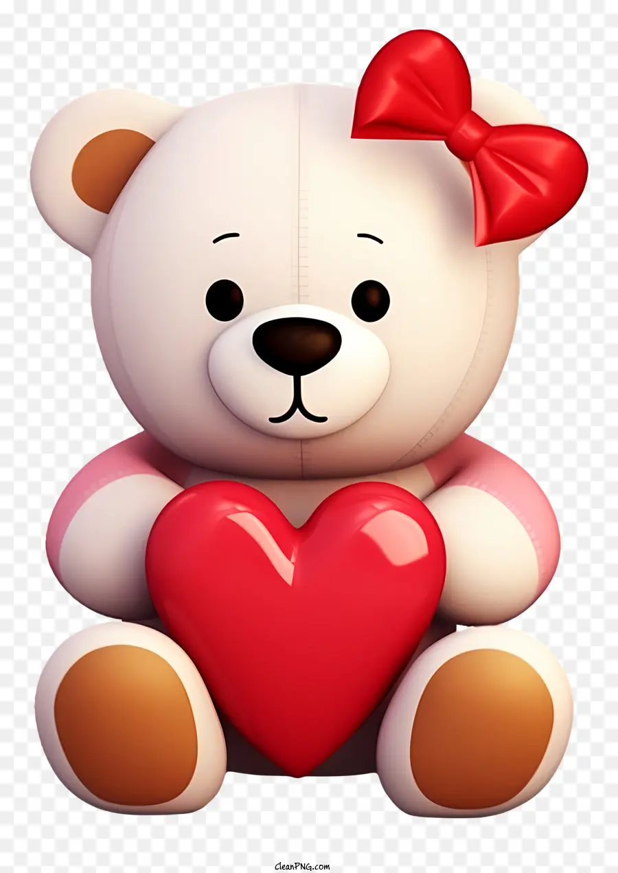 Valentine Teddy Bear Emoji，Ursinho De Pelúcia PNG