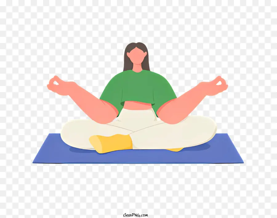 Yoga，Mulher Meditando PNG