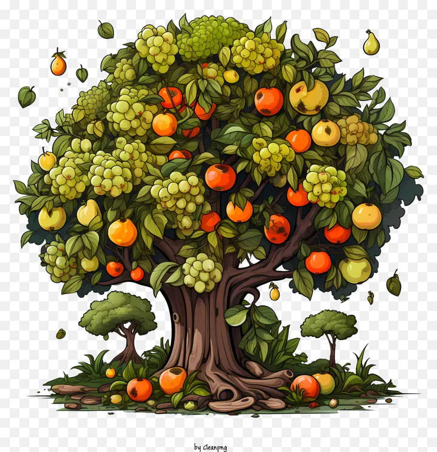 árvore De Fruto，árvore Com Frutas PNG