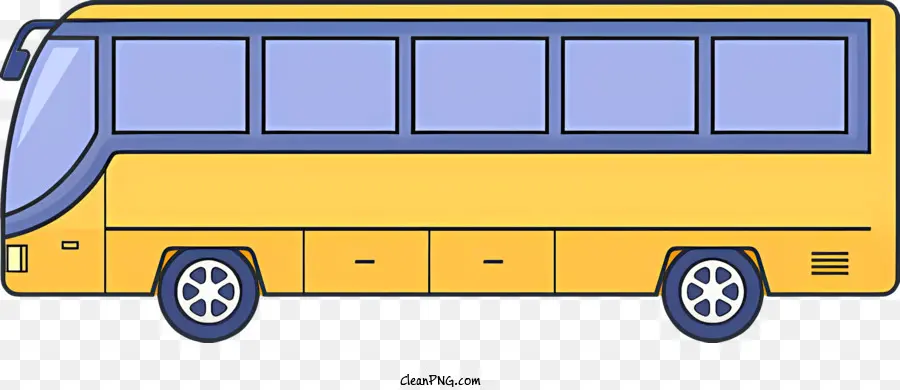ônibus Escolar，Azul Do Windows PNG
