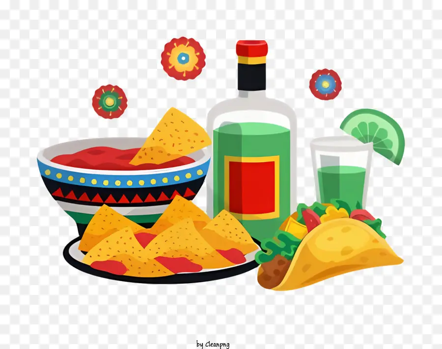 Taco，Comida Mexicana PNG