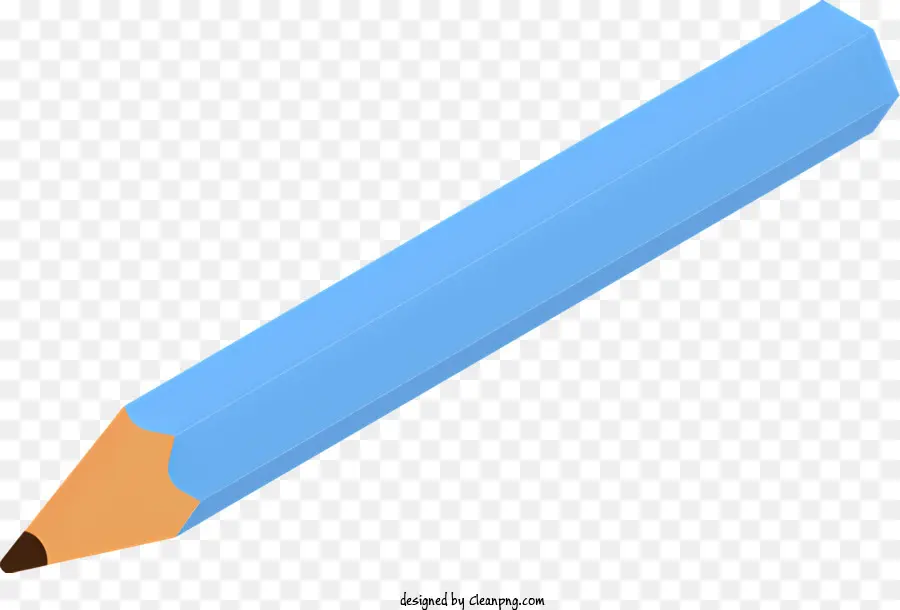 Lápis Azul，A Borracha Marrom PNG