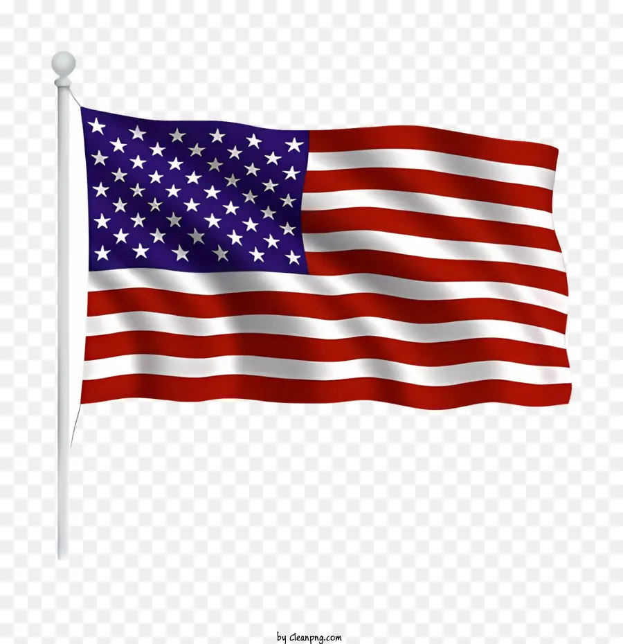 Bandeira Americana，Vermelho PNG