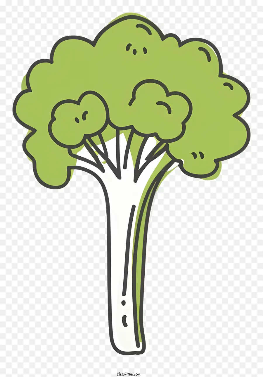 Cartoon，Planta De Folhas Verdes PNG