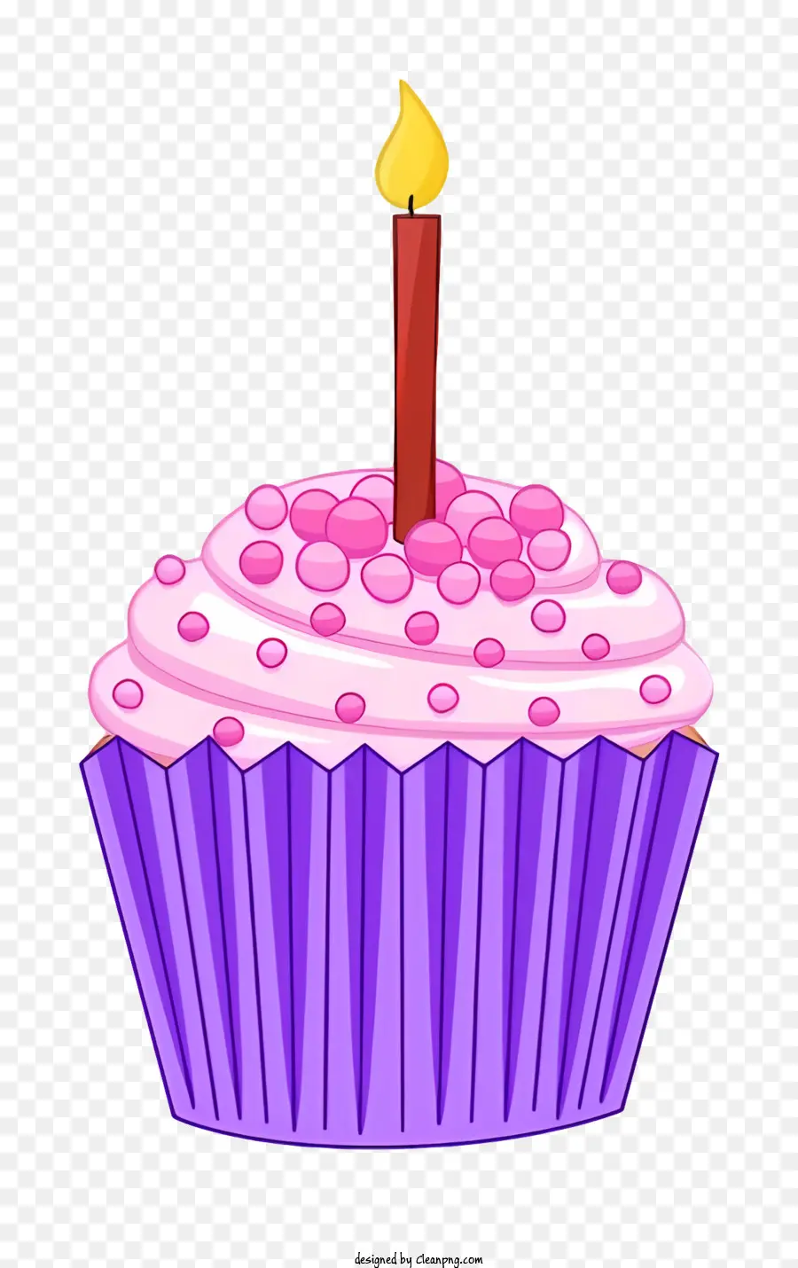 Bolo De Aniversário，Cupcake PNG