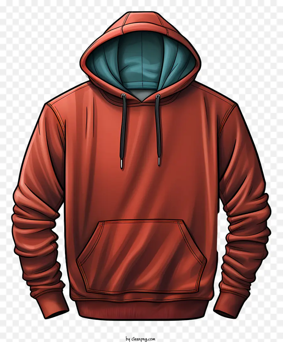 Capuz，Tecido Vermelho PNG