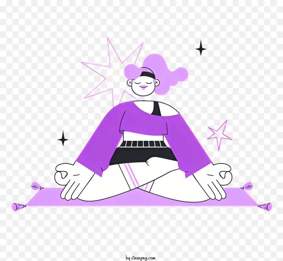 Yoga，Posição De Lótus PNG