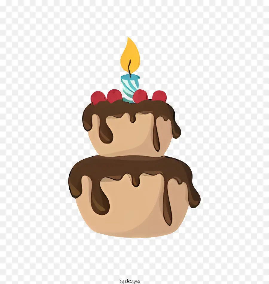 Bolo De Aniversário，Bolo De Chocolate PNG