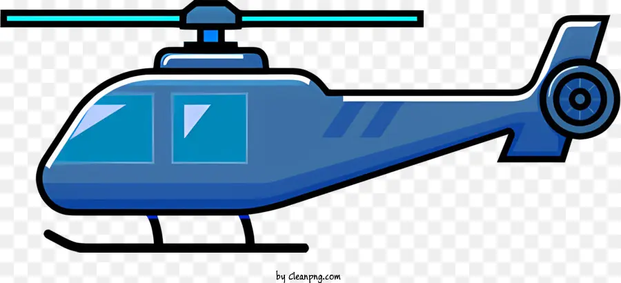 Helicóptero，Azul Helicóptero PNG