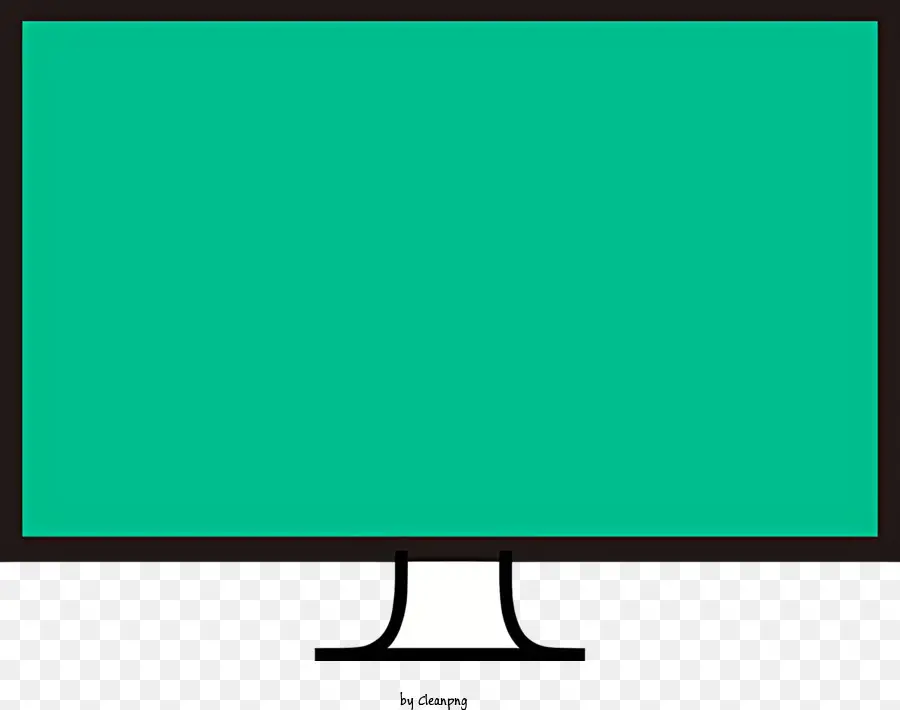 Monitor De Computador，Tela Verde PNG