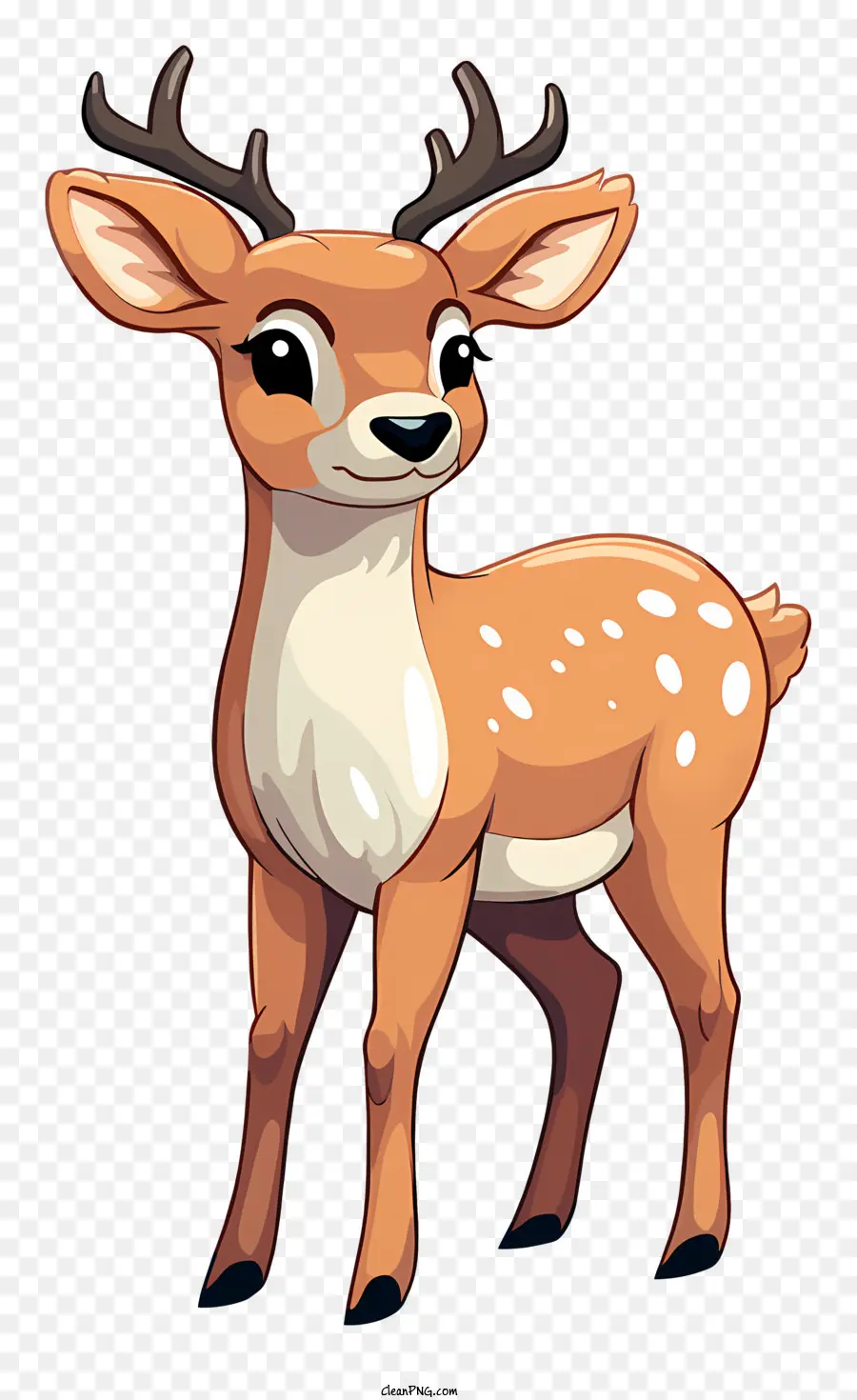 Deer，A Pele Marrom PNG