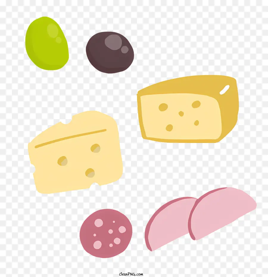 Tipos De Queijo，Fatias De Queijo PNG