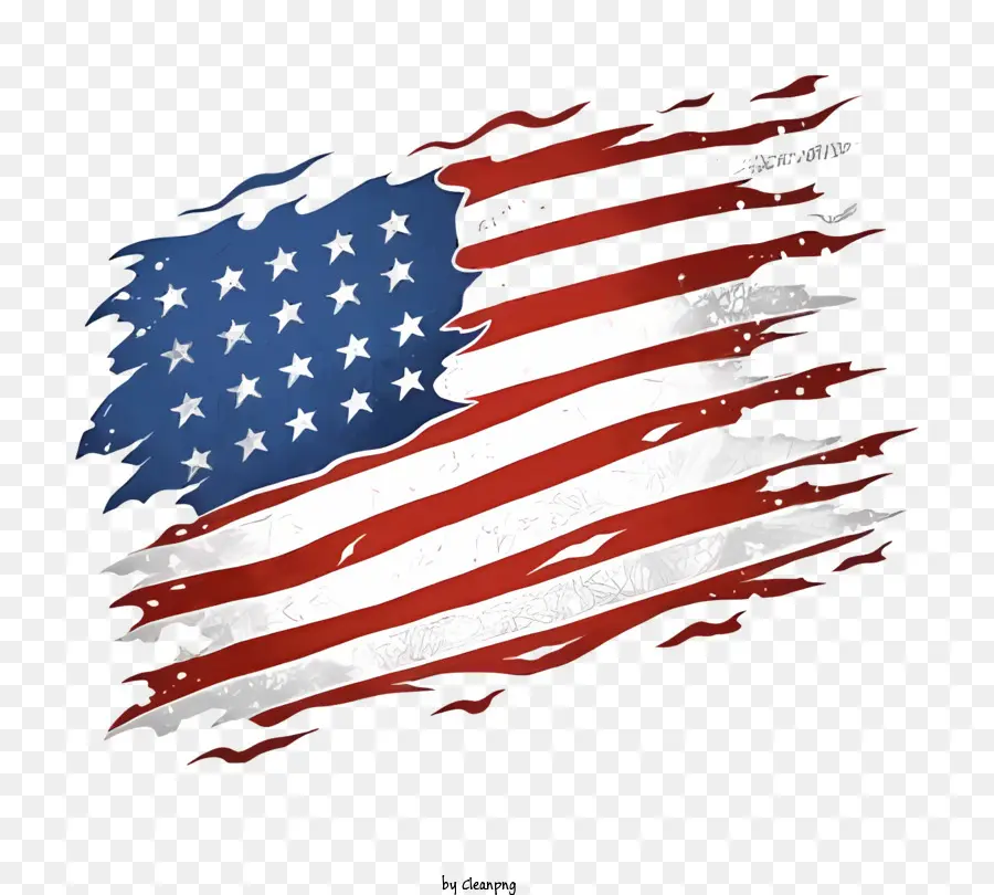 Bandeira Americana，Bandeira Dos Estados Unidos PNG