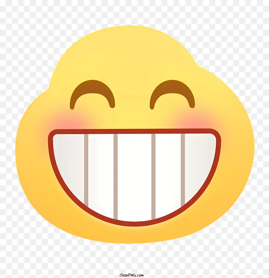 Emoticon Amarelo，Emoticon Sorridente PNG