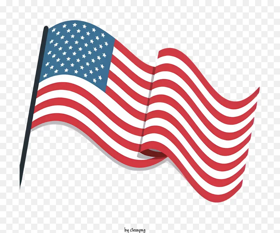 Bandeira Americana，Estrelas E Faixas PNG