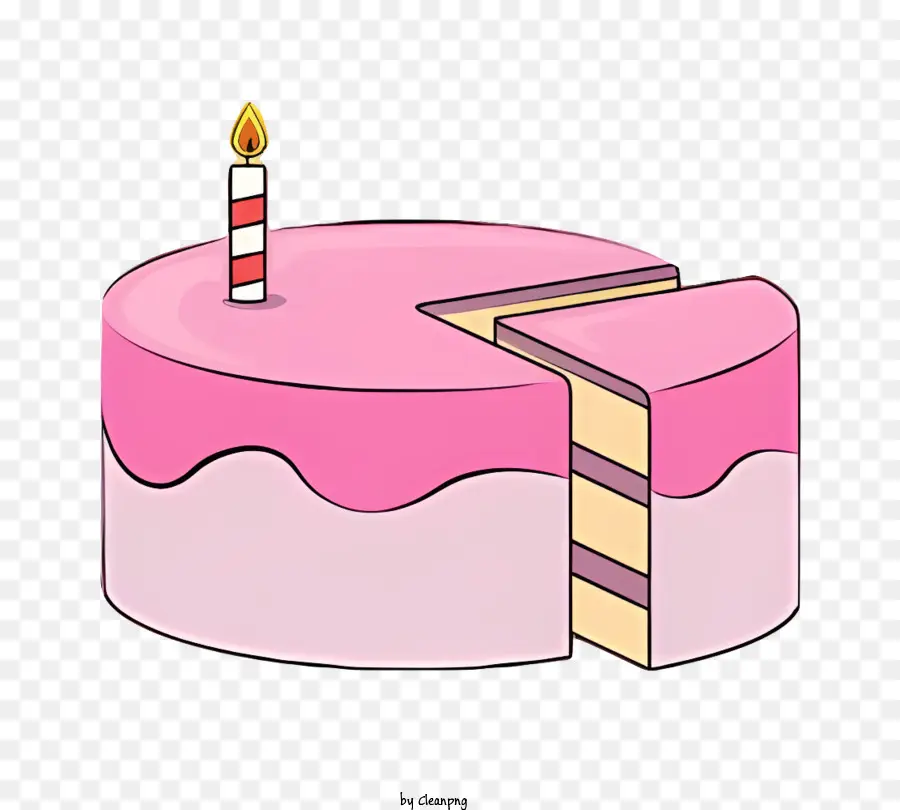 Bolo De Aniversário，Bolo De Aniversário Rosa PNG