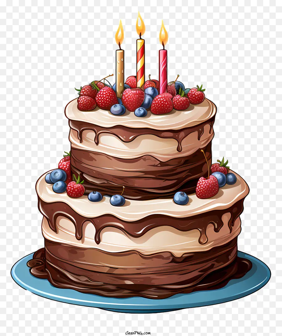 Bolo De Aniversário，Bolo PNG