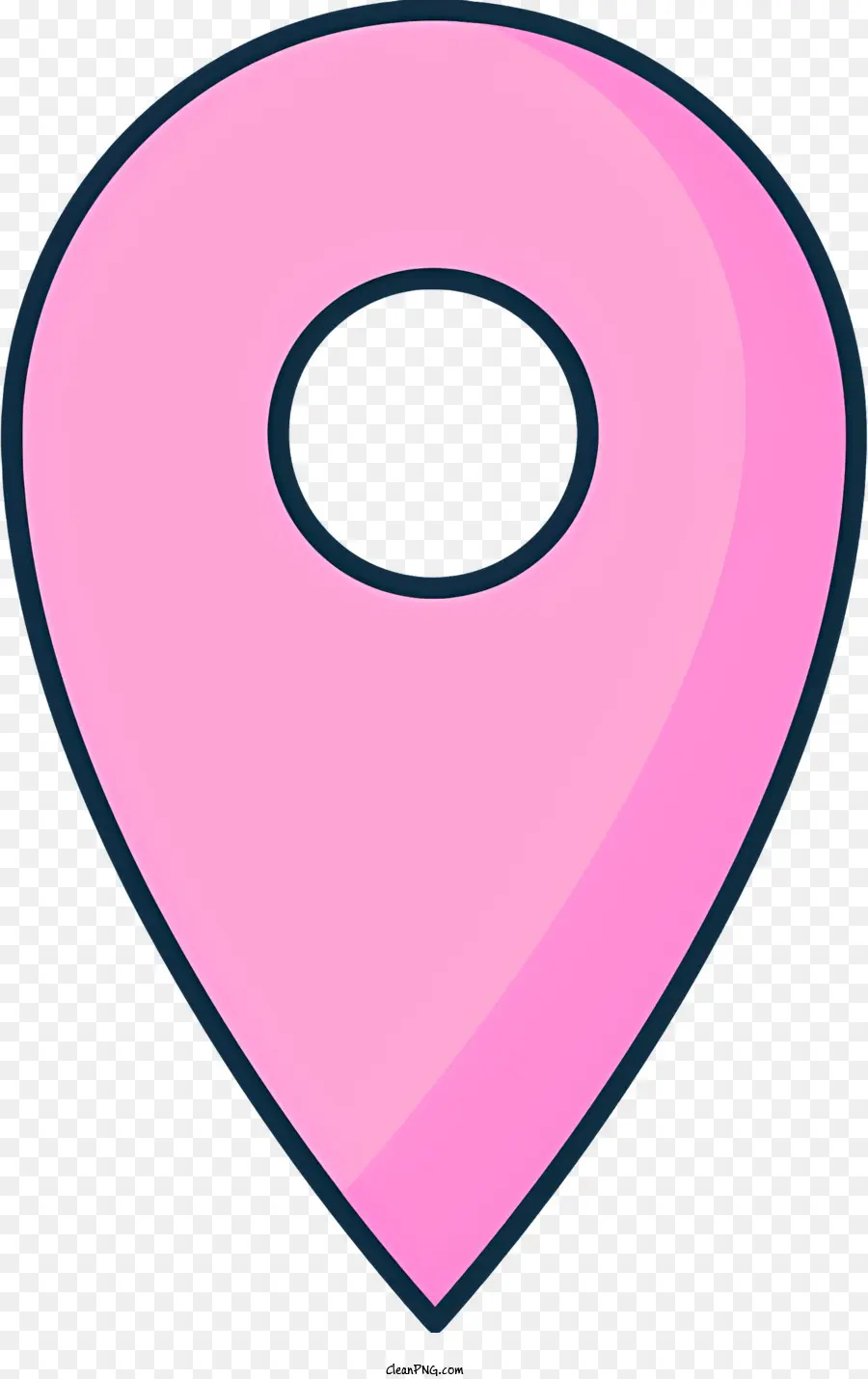 Bubble Gum，Marcador De Mapa Rosa PNG