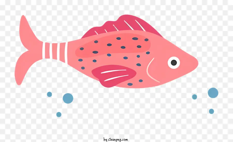 Peixe Vermelho，Pontos Azuis PNG