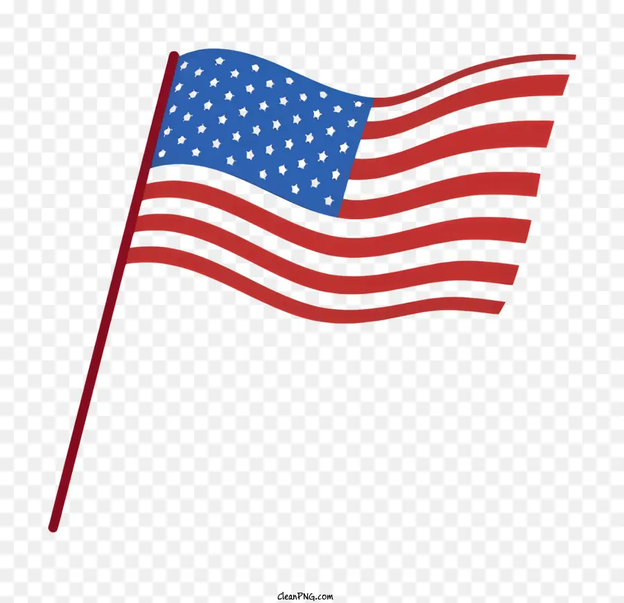 Bandeira Americana，Bandeira Dos Estados Unidos PNG