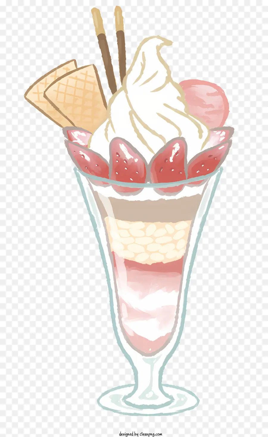 ícone，Sundae De Sorvete PNG