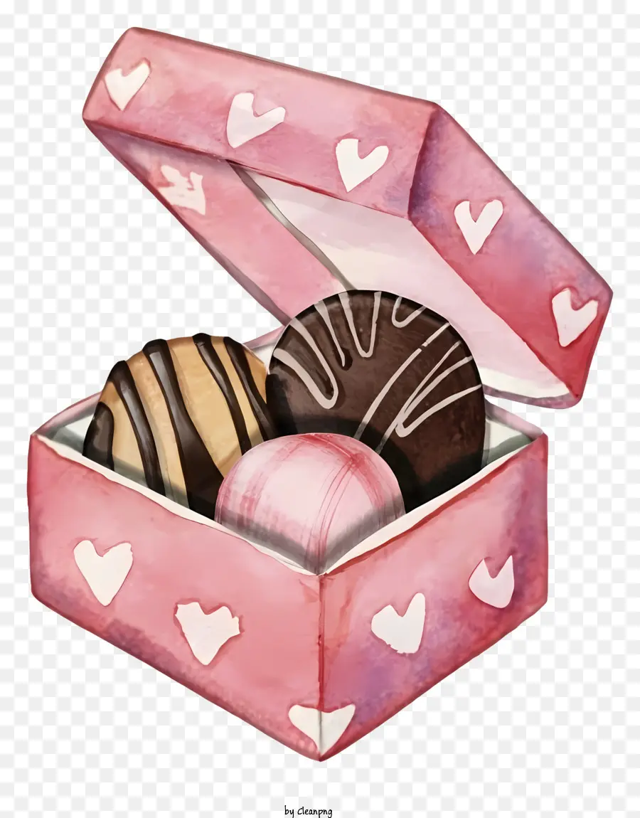 Cartoon，Chocolates Do Dia Dos Namorados PNG