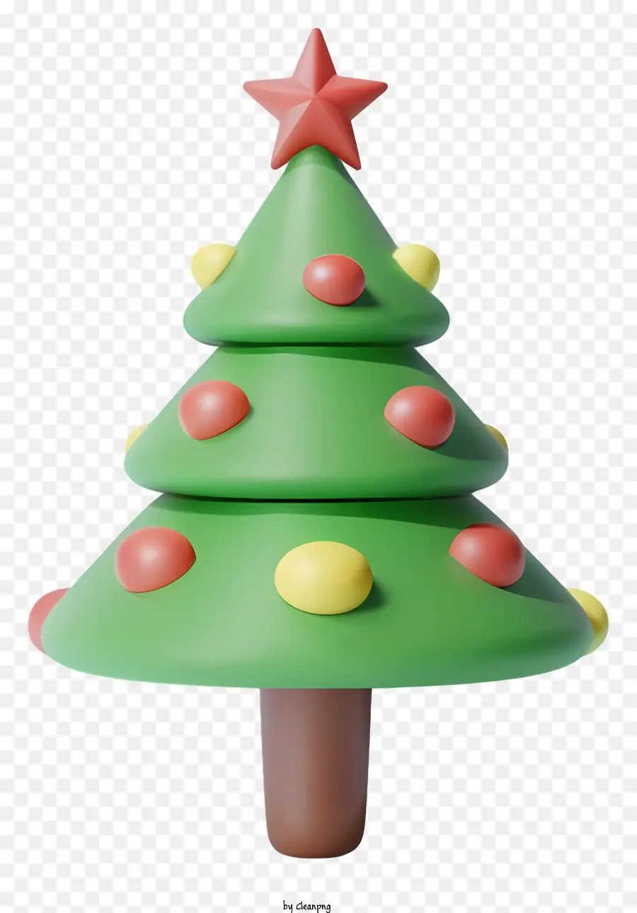 Cartoon，árvore De Natal PNG