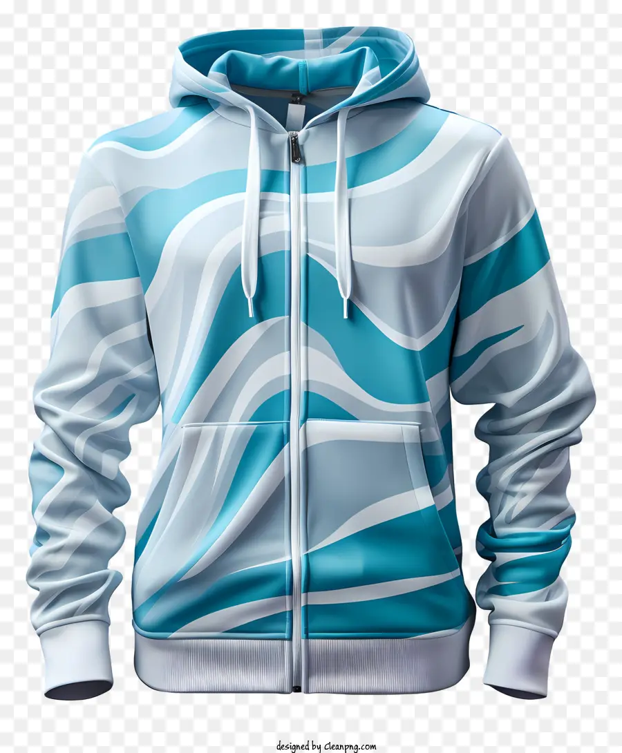 Capuz，Jaqueta Azul Zip Up PNG