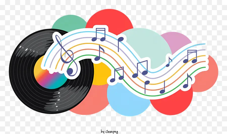Disco Musical，Musical Notes PNG