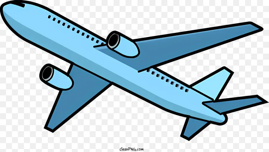 Avião Azul，Avião Comercial PNG