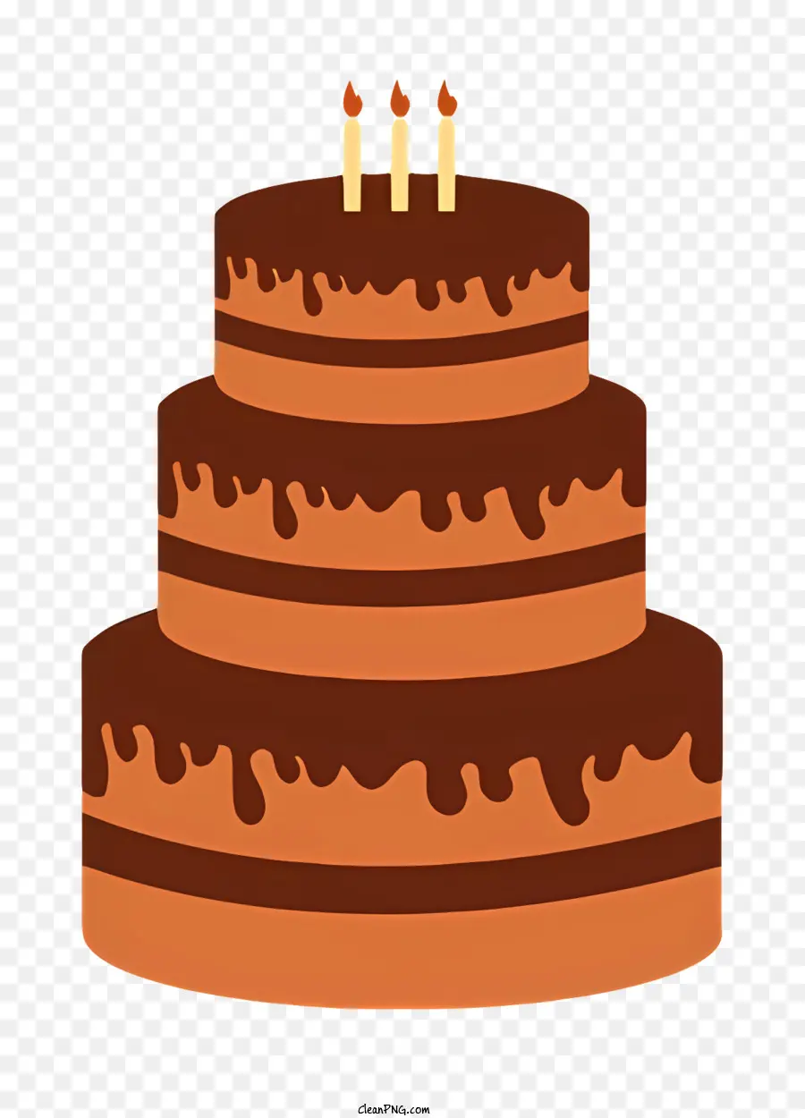 Bolo De Aniversário，Bolo De Chocolate PNG