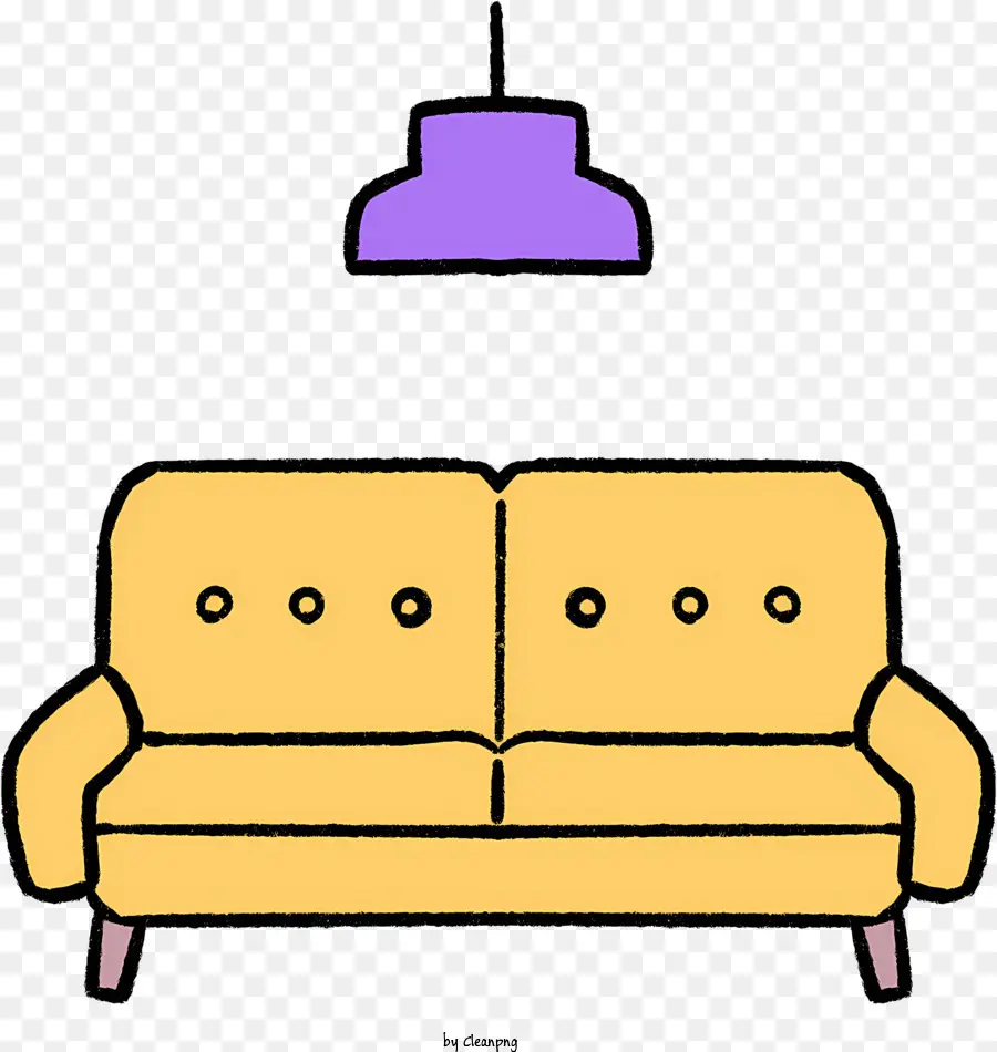 Sofá Amarelo，Cadeiras PNG
