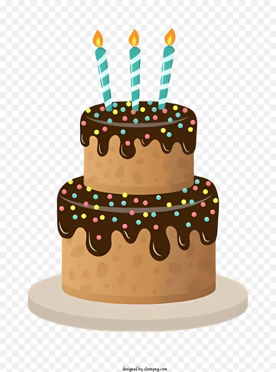 Bolo De Aniversário，Bolo De Chocolate PNG