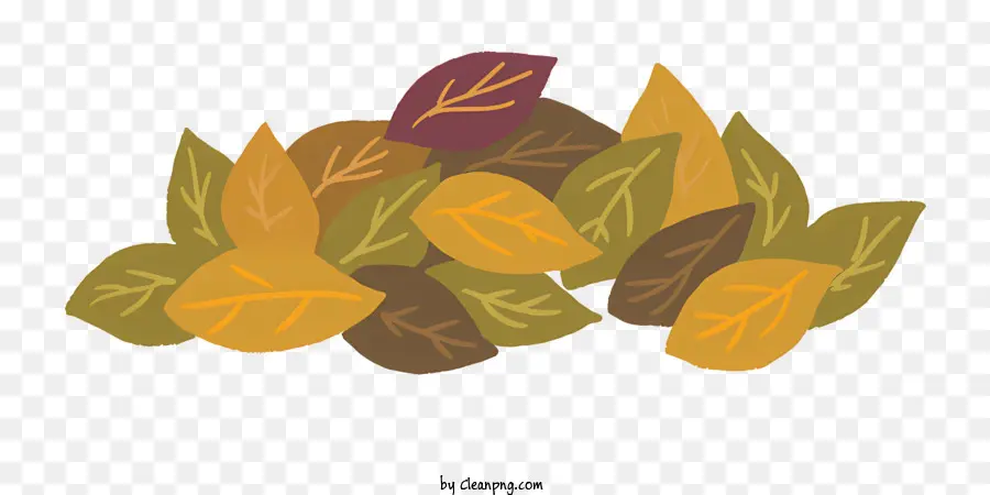 Autumn Leaves，Folhagem De Outono PNG