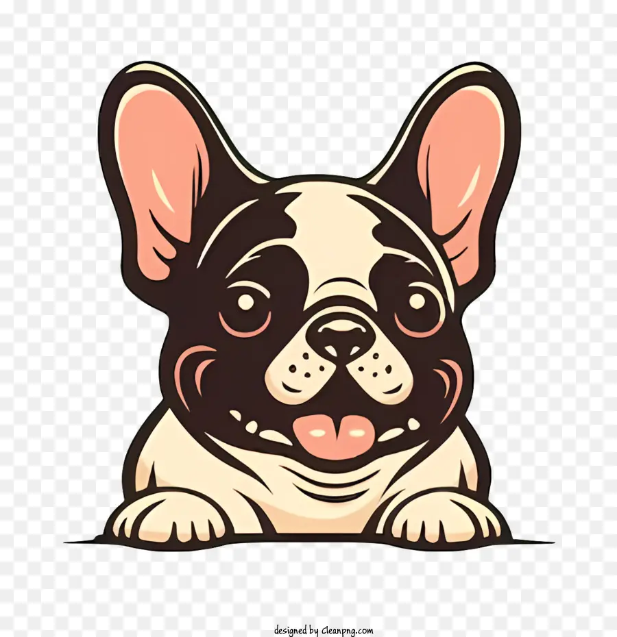 Cartoon Bulldog Francês，Bulldog Francês PNG
