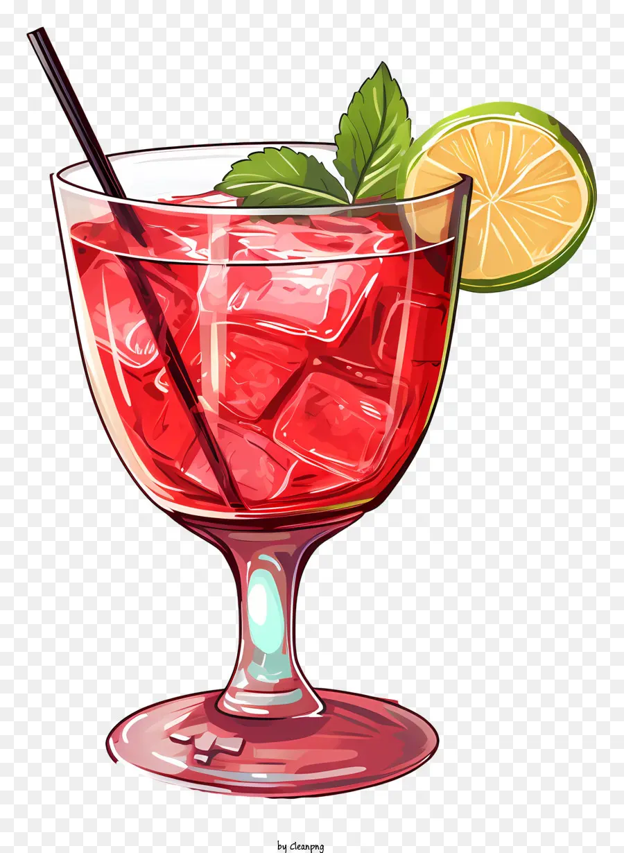 Cocktail，Cocktail Vermelho PNG